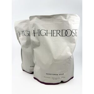2 PACK! Higher Dose SEROTONIN SOAK 32 oz Recover Replenish Relax Best by 07/27